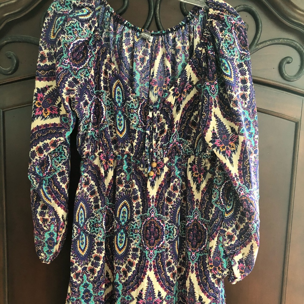 Earthbound 3/4 sleeve dress